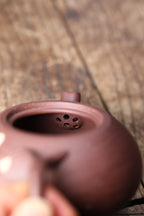 Fan Chen  160cc - Yixing Zisha Purple Clay Teapot