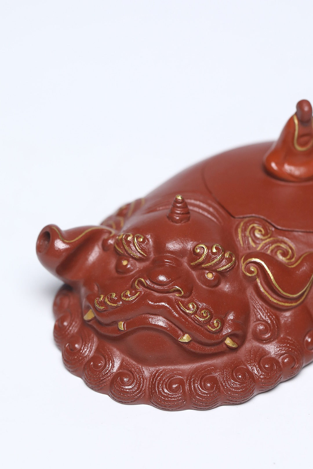 Qi Lin  150cc - Yixing Zisha Purple Clay Teapot