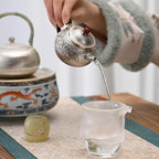 Xiang Long Na Fu  160ml   - Silver teapot