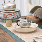 Xiang Long Na Fu  160ml   - Silver teapot