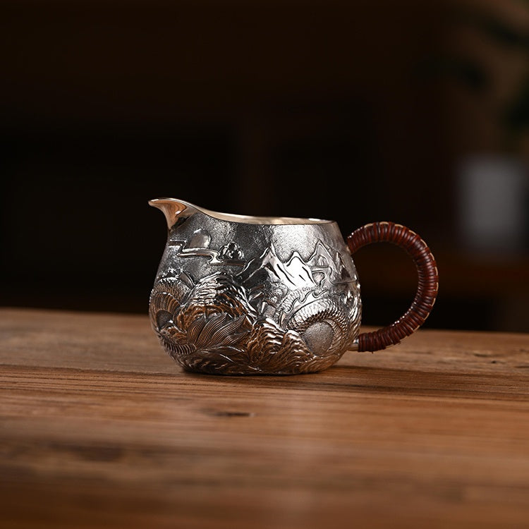 Shan Hai Long Yin  250ml  - Silver teapot