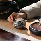 Shan Hai Long Yin  250ml  - Silver teapot