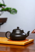 Jun De  280cc - Yixing Zisha Purple Clay Teapot