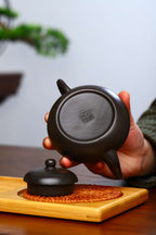 Jun De  280cc - Yixing Zisha Purple Clay Teapot
