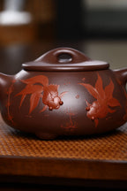 Jin Yu Man Tang   320cc - Yixing Zisha Purple Clay Teapot