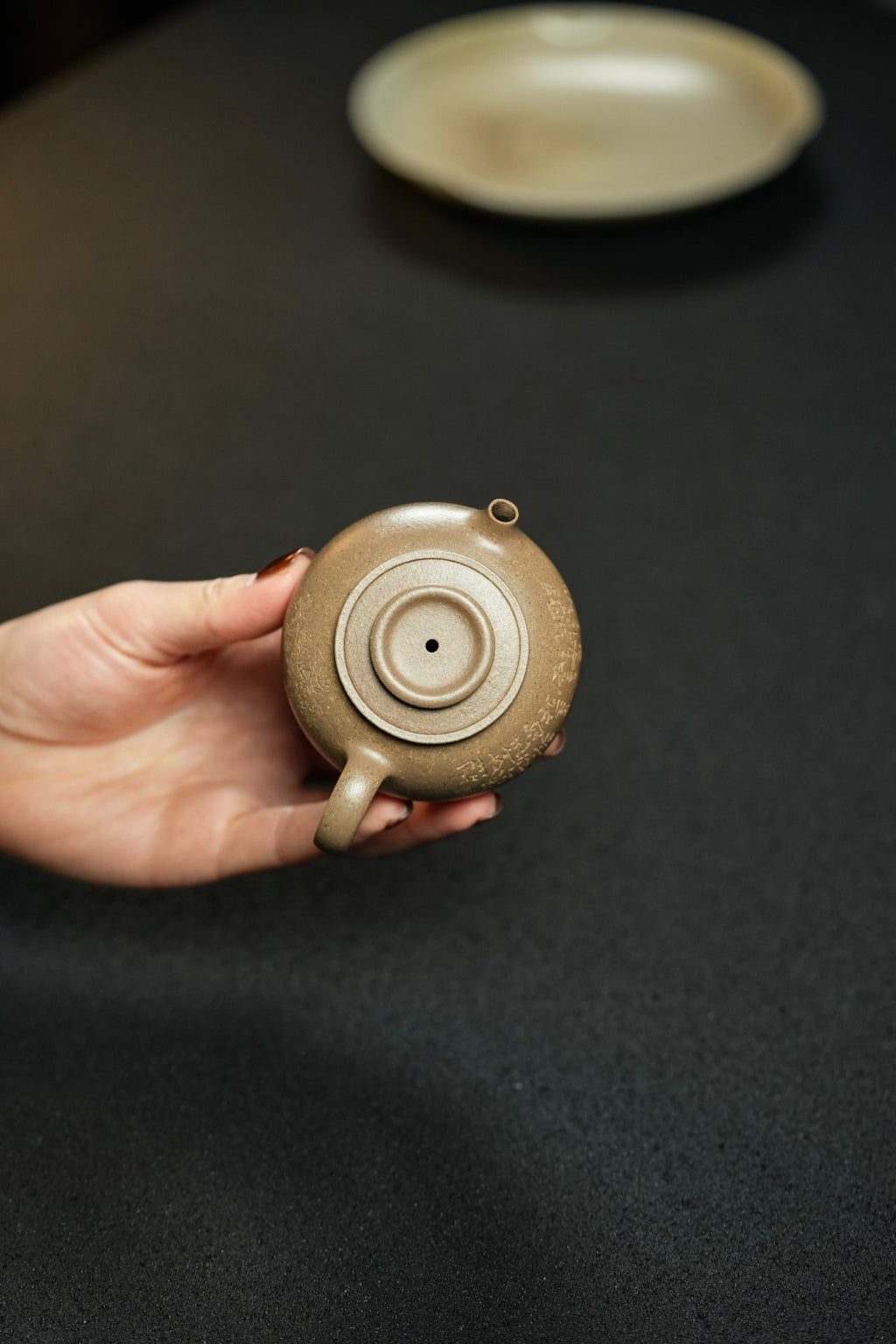 Xiao Ju Lun  90cc - Yixing Zisha Purple Clay Teapot