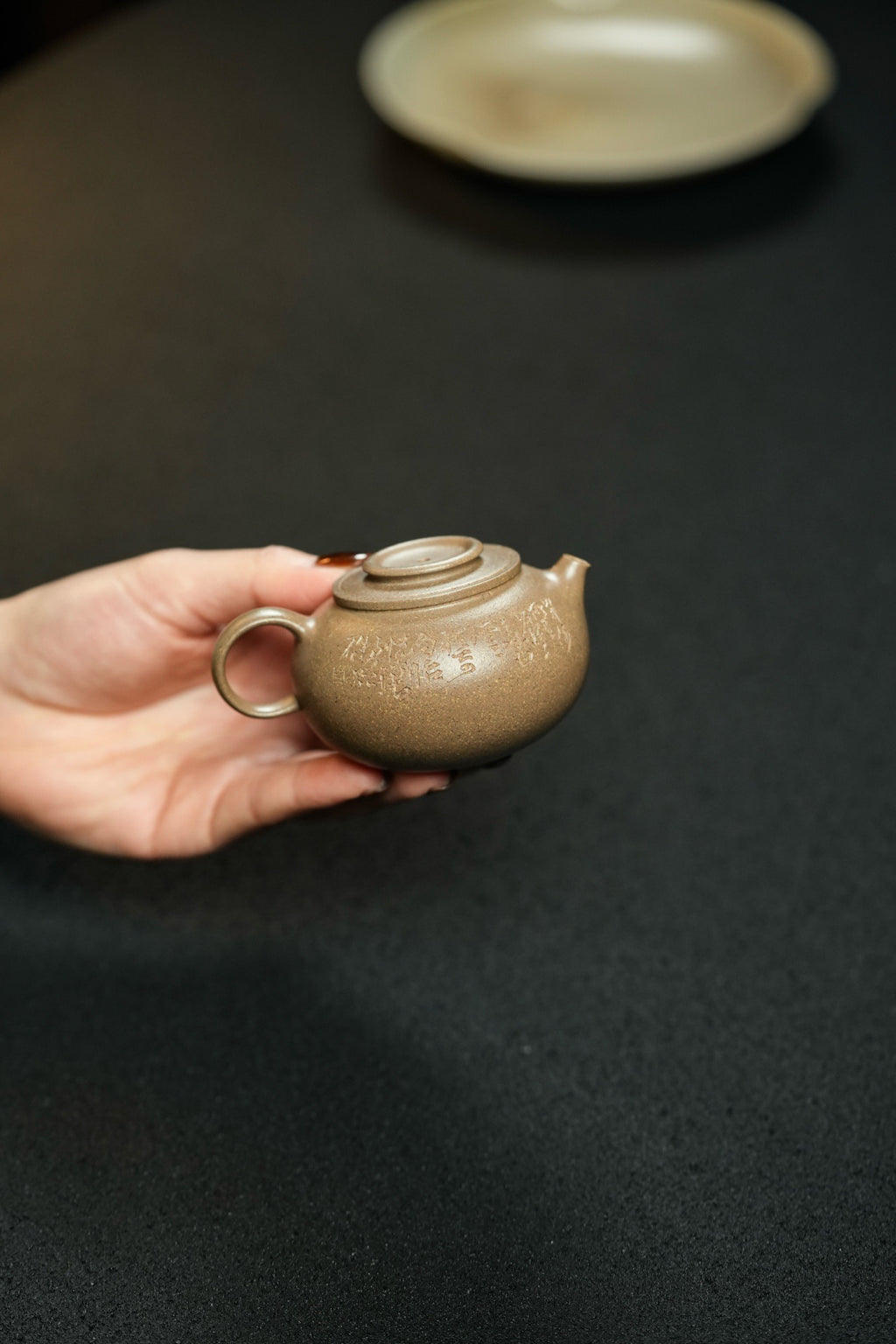 Xiao Ju Lun  90cc - Yixing Zisha Purple Clay Teapot