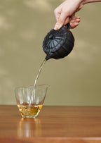 Wan Deng  280cc - Yixing Zisha Purple Clay Teapot