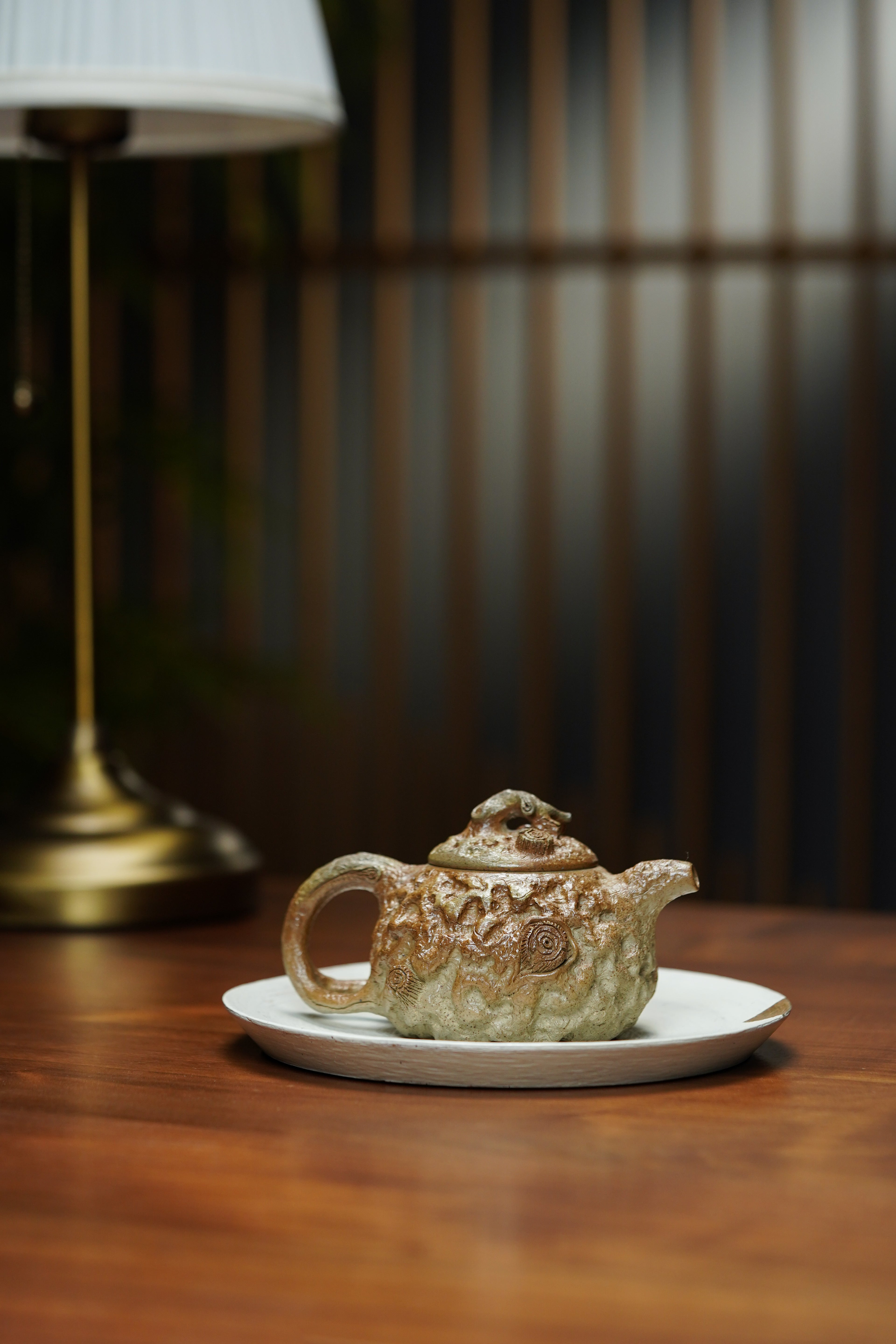 Gu Mu Feng Chun  230cc - Yixing Zisha Purple Clay Teapot