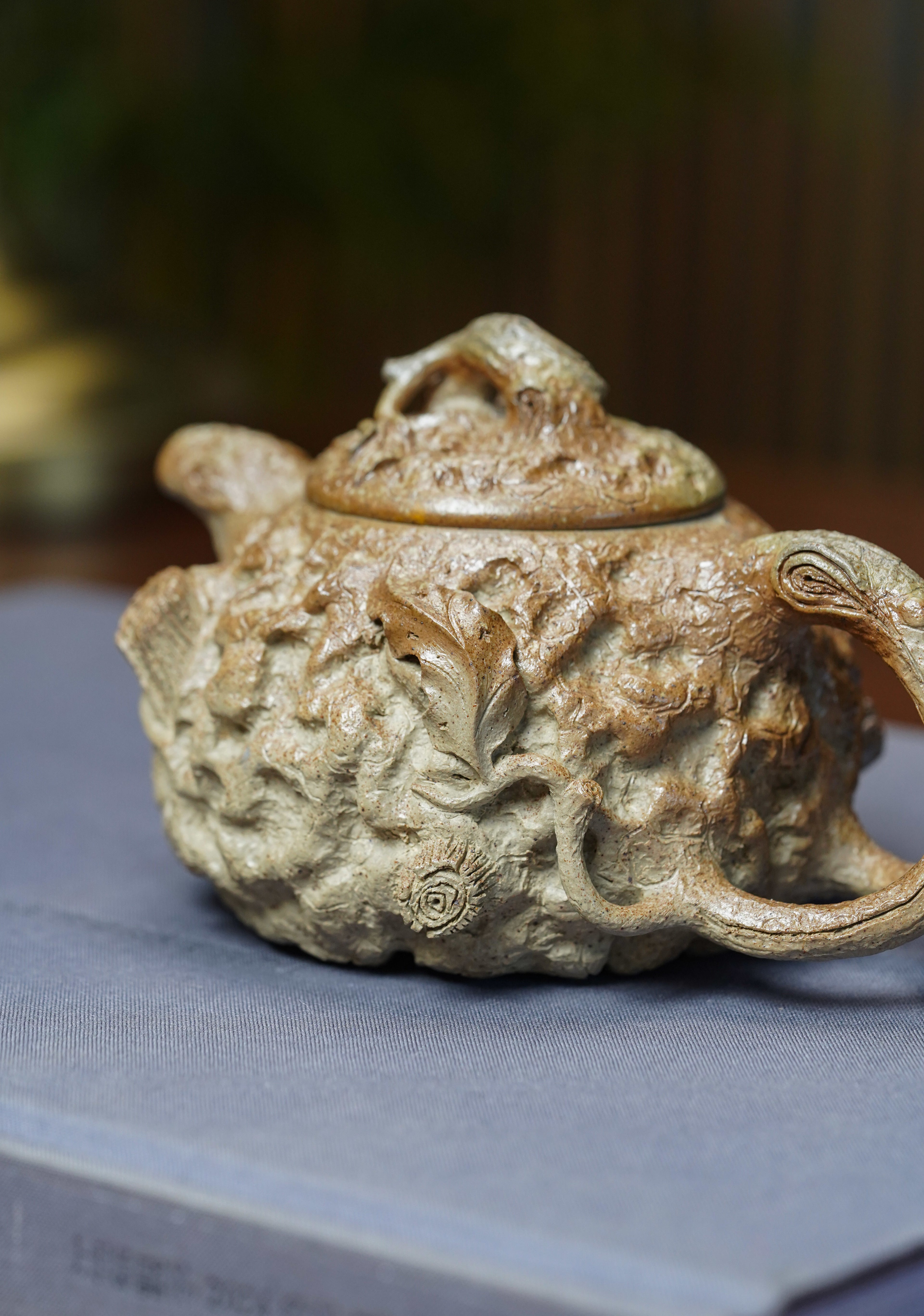 Gu Mu Feng Chun  230cc - Yixing Zisha Purple Clay Teapot