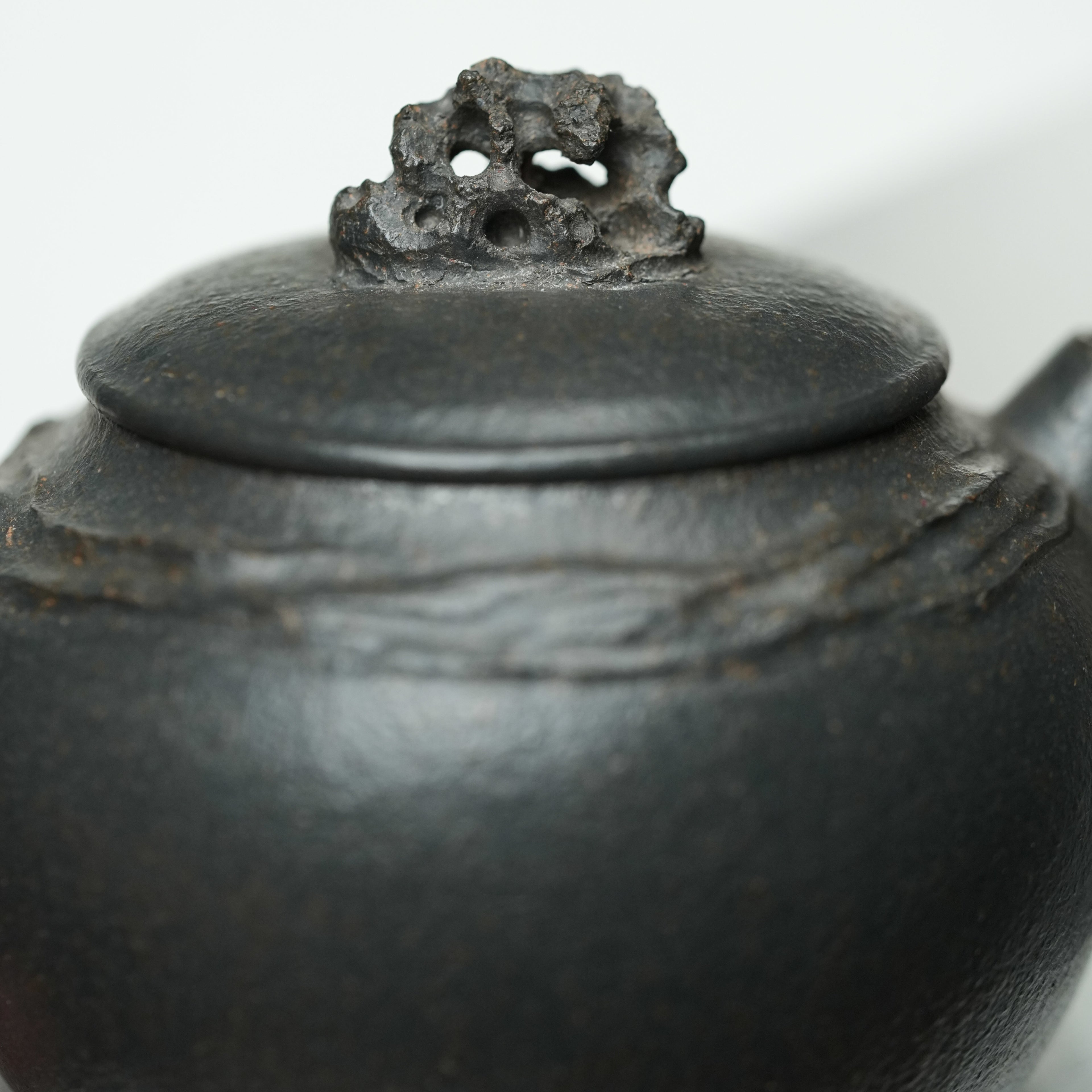 Tai Hu Shi Qu   130cc - Yixing Zisha Purple Clay Teapot