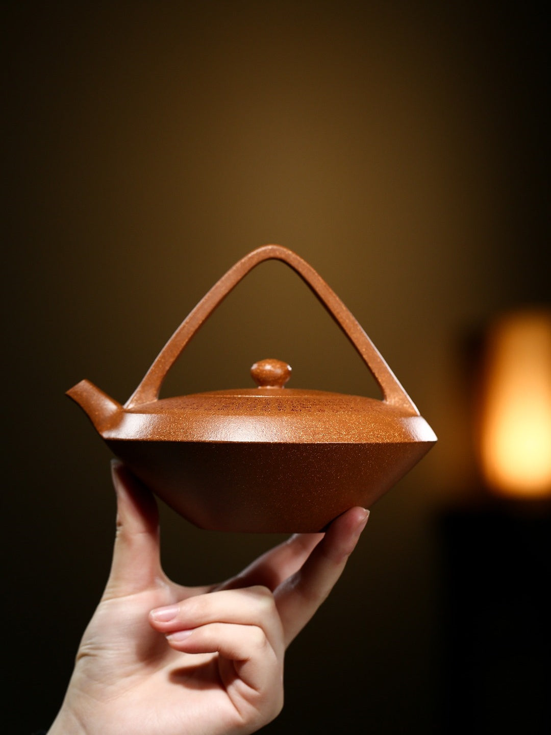 Fo Deng Ti Liang    350cc - Yixing Zisha Purple Clay Teapot