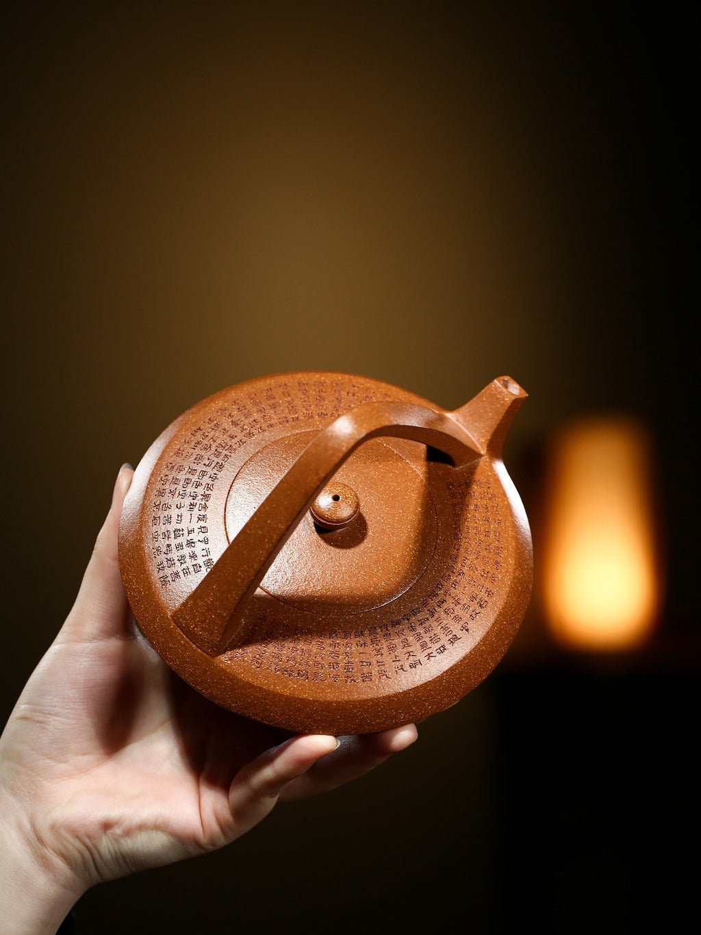 Fo Deng Ti Liang    350cc - Yixing Zisha Purple Clay Teapot