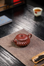 Jin Wen Ming Lu  170cc - Yixing Zisha Purple Clay Teapot
