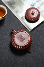 Jin Wen Ming Lu  170cc - Yixing Zisha Purple Clay Teapot