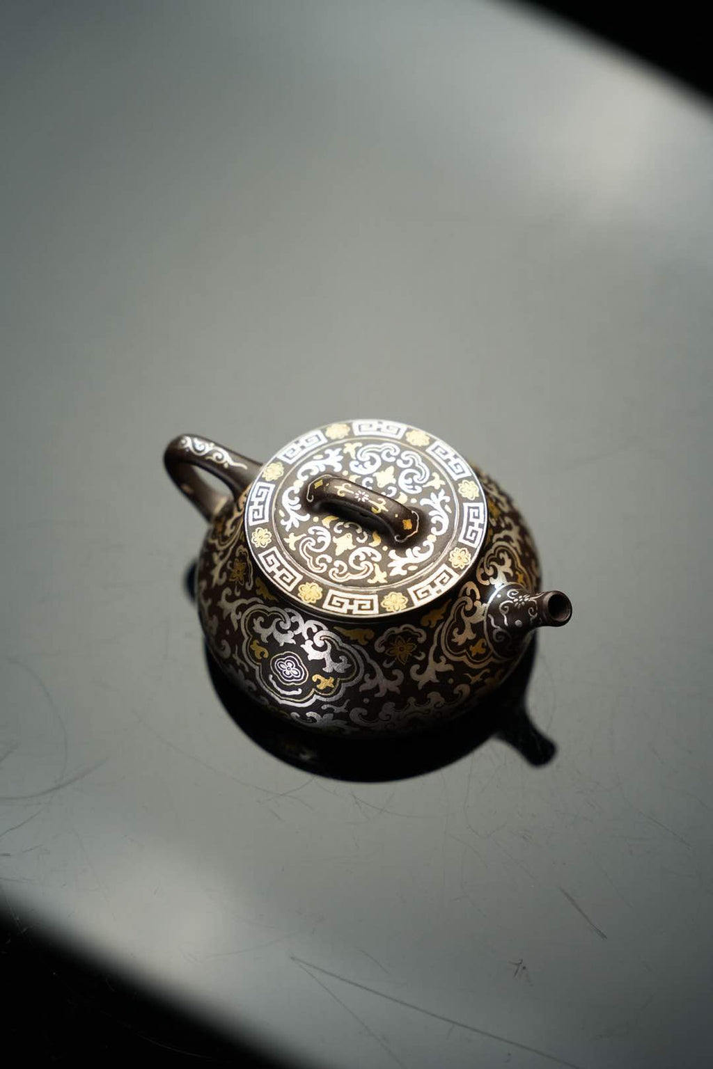 Yue Piao  160cc - Yixing Zisha Purple Clay Teapot