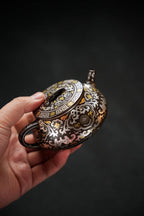 Yue Piao  160cc - Yixing Zisha Purple Clay Teapot
