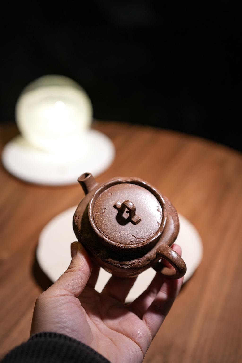 Su Shi  130cc - Yixing Zisha Purple Clay Teapot