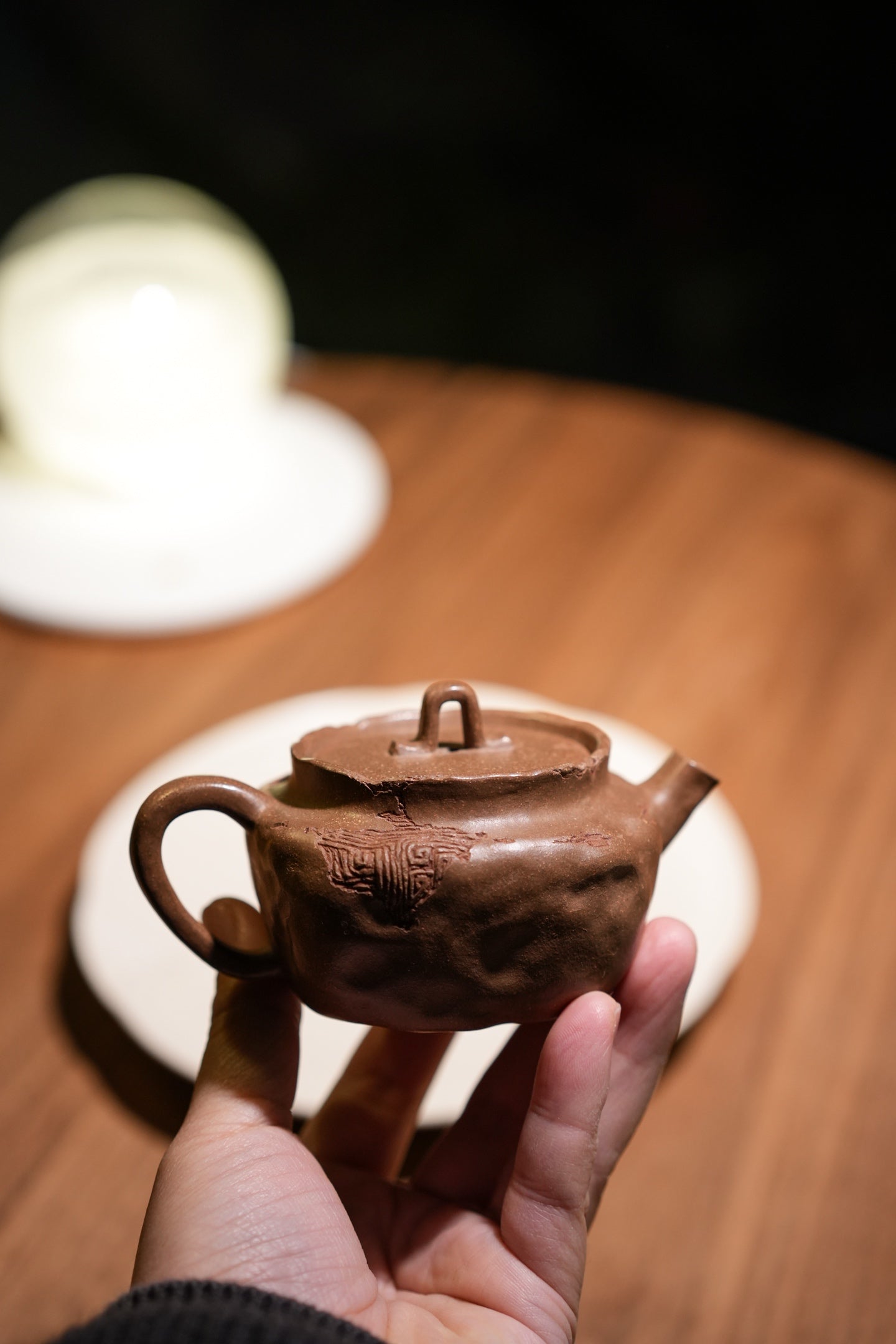 Su Shi  130cc - Yixing Zisha Purple Clay Teapot