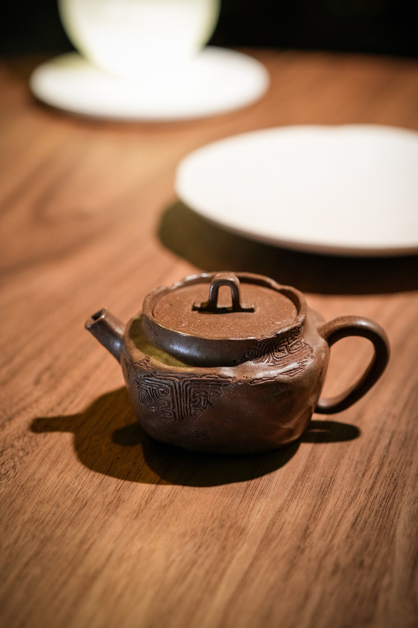 Su Shi  130cc - Yixing Zisha Purple Clay Teapot