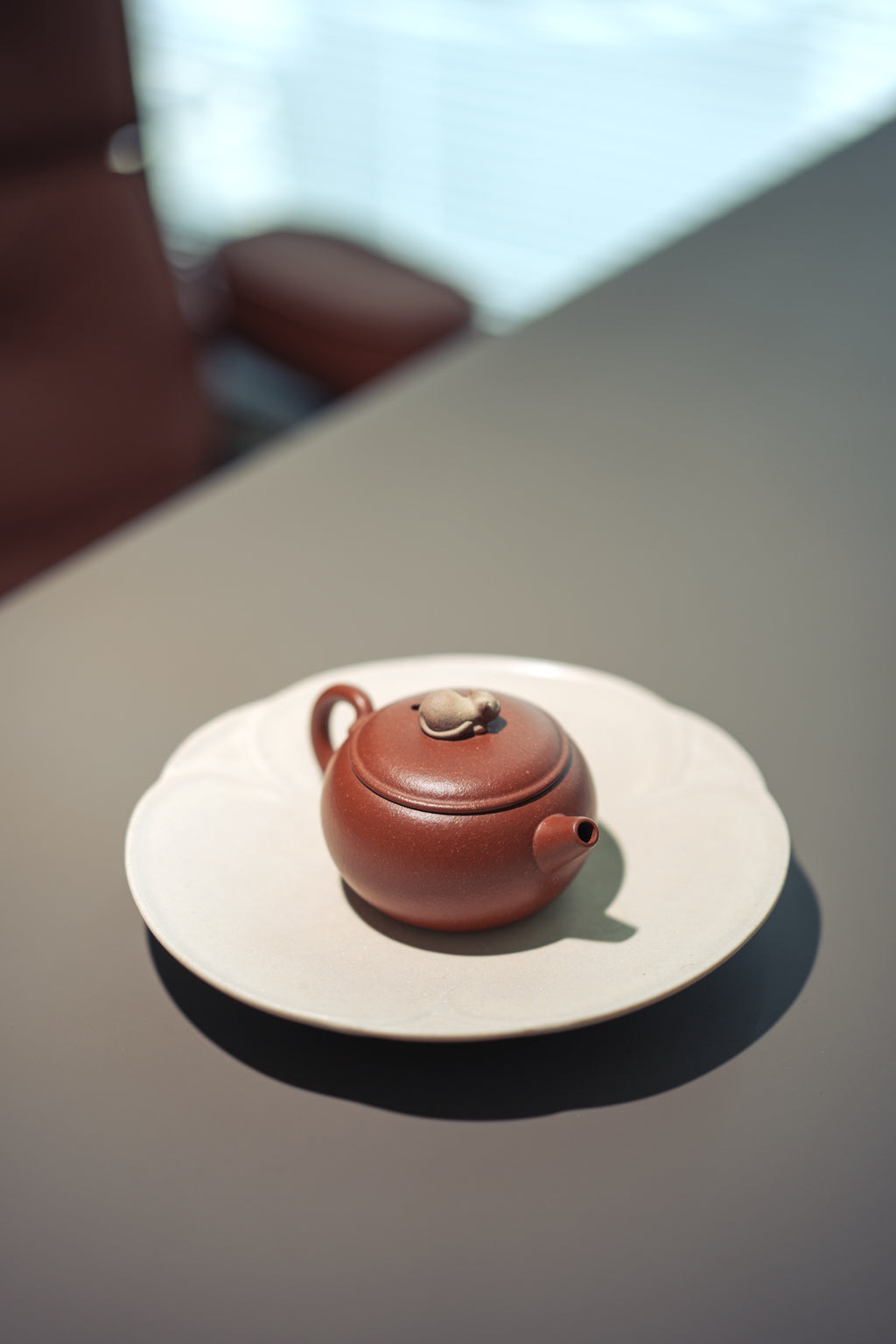 Xiao Lan  120cc - Yixing Zisha Purple Clay Teapot