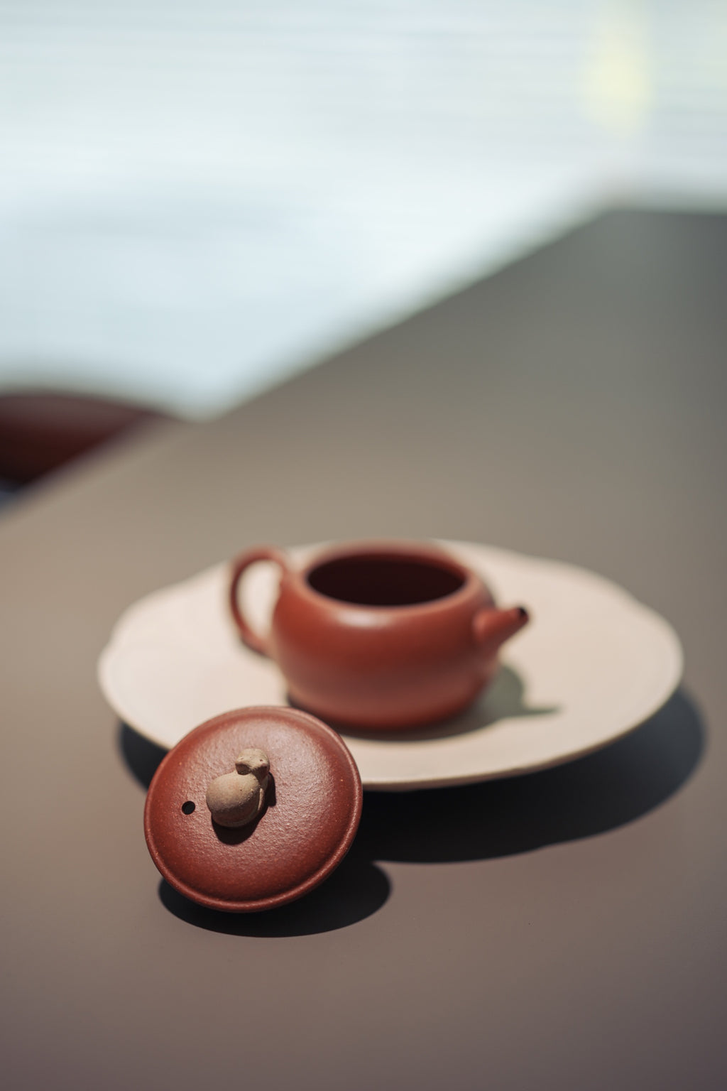 Xiao Lan  120cc - Yixing Zisha Purple Clay Teapot