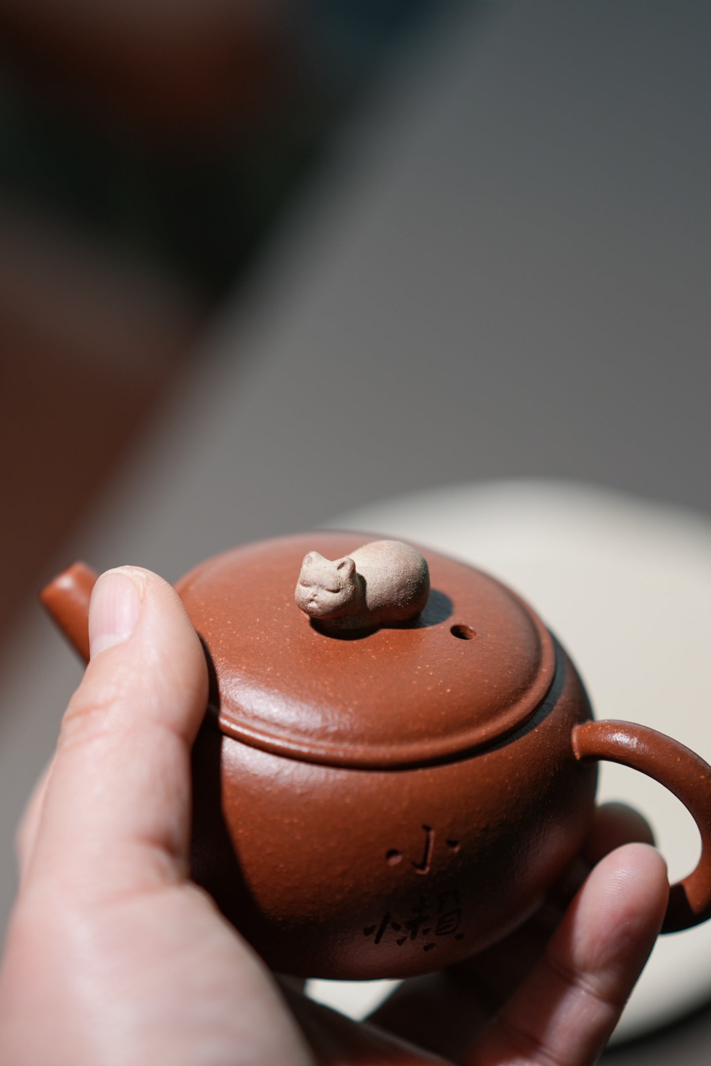 Xiao Lan  120cc - Yixing Zisha Purple Clay Teapot
