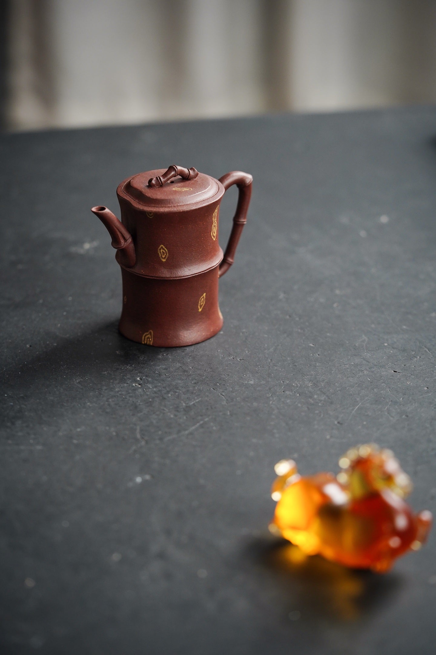 Zhu Jie   120cc - Yixing Zisha Purple Clay Teapot