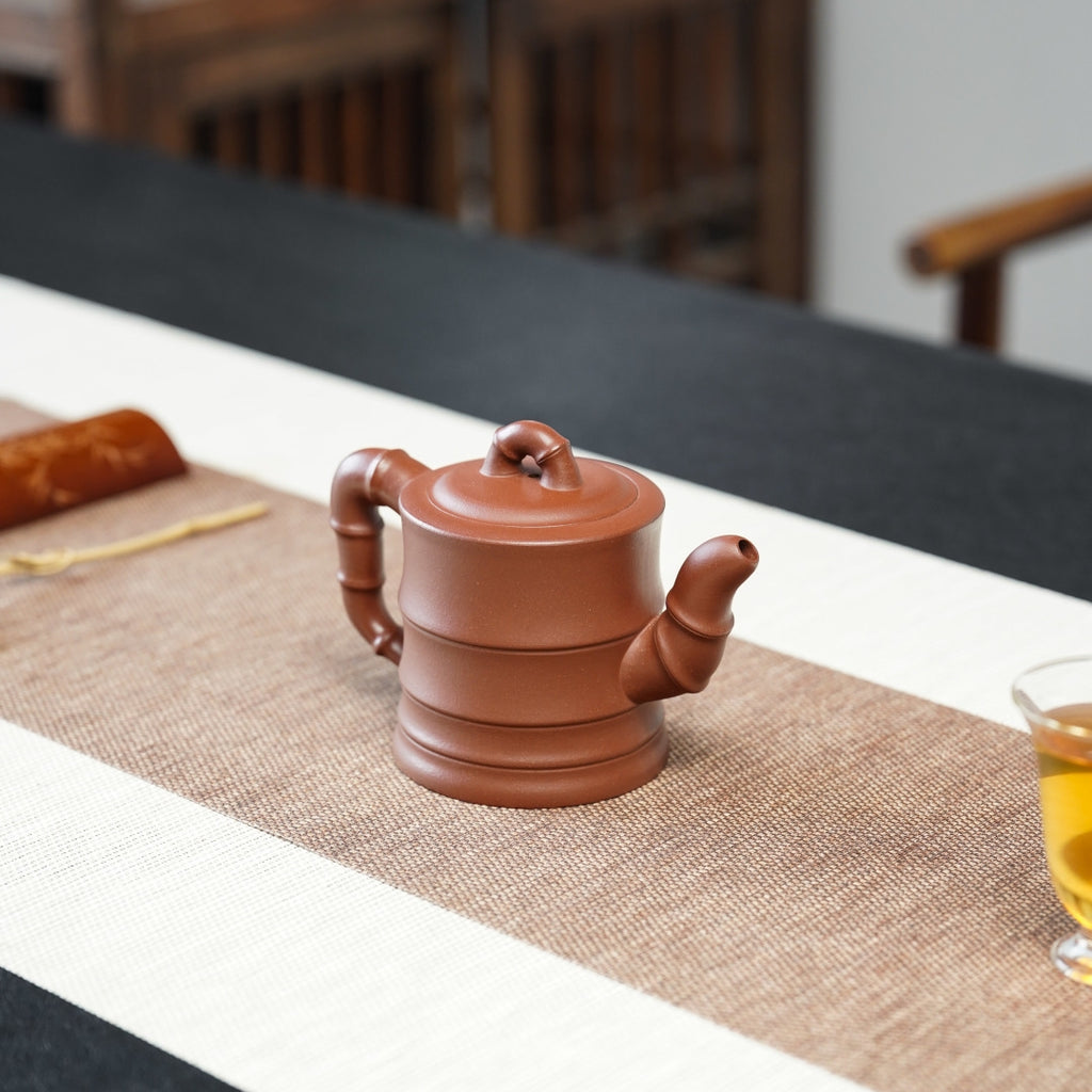 Jie Jie Gao Sheng   230cc - Yixing Zisha Purple Clay Teapot