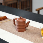 Jie Jie Gao Sheng   230cc - Yixing Zisha Purple Clay Teapot