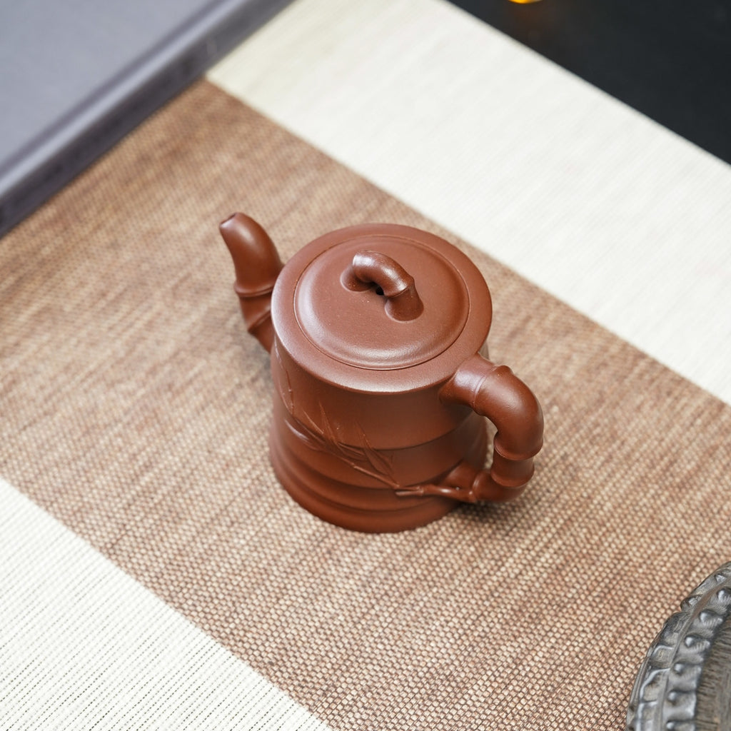 Jie Jie Gao Sheng   230cc - Yixing Zisha Purple Clay Teapot