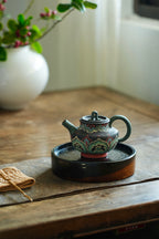 Dun Huang Tuan Hua   170cc - Yixing Zisha Purple Clay Teapot