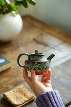 Dun Huang Tuan Hua   170cc - Yixing Zisha Purple Clay Teapot