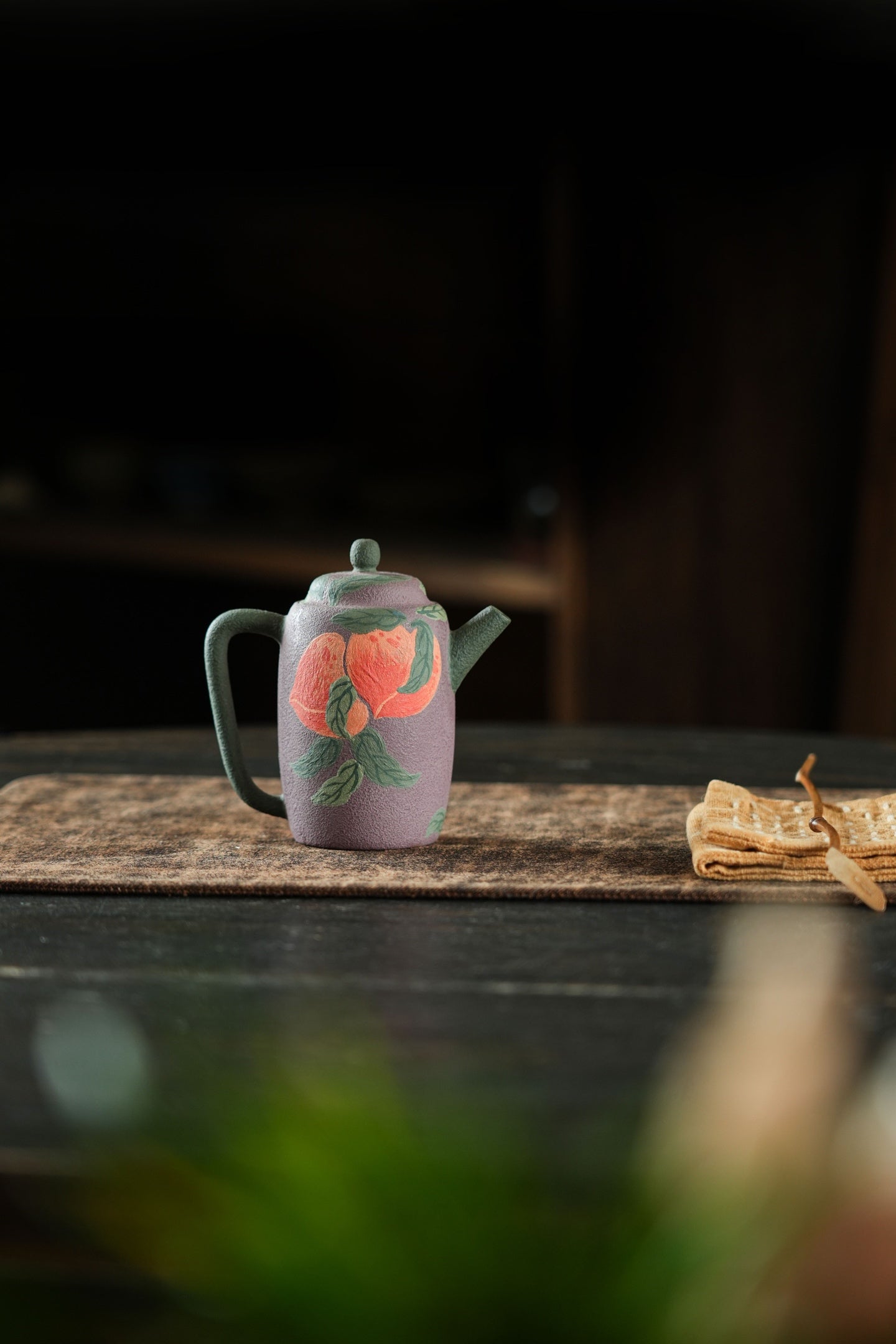 Tao Qi Man Man  130cc - Yixing Zisha Purple Clay Teapot