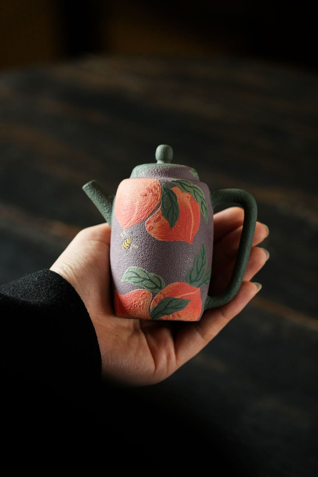Tao Qi Man Man  130cc - Yixing Zisha Purple Clay Teapot