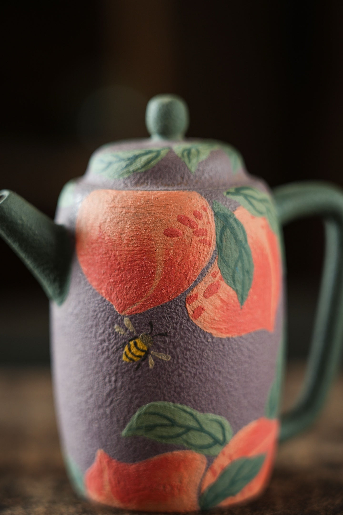 Tao Qi Man Man  130cc - Yixing Zisha Purple Clay Teapot