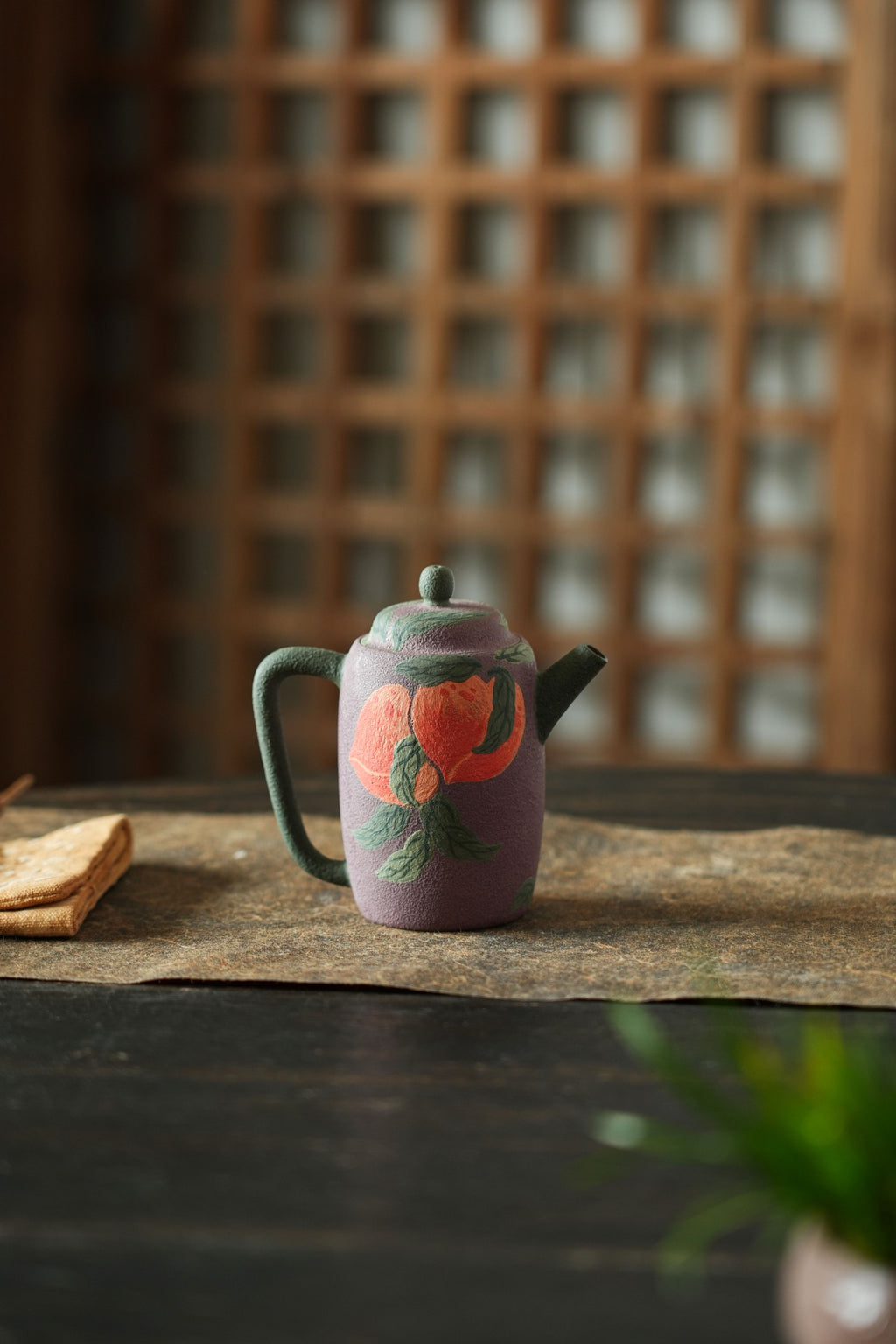 Tao Qi Man Man  130cc - Yixing Zisha Purple Clay Teapot