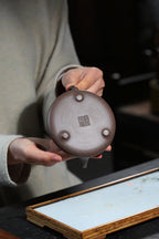 Bian Shi Piao   220cc - Yixing Zisha Purple Clay Teapot