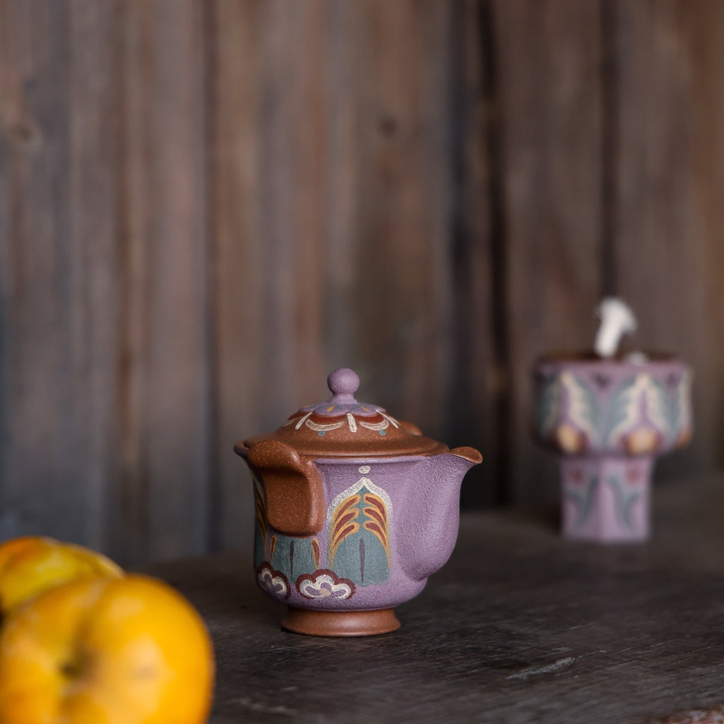 Zi Qi Dong Lai  130cc - Yixing Zisha Purple Clay Teapot