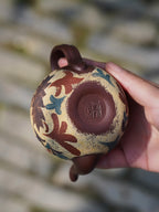 Hao Yun Lian Lian  180cc - Yixing Zisha Purple Clay Teapot
