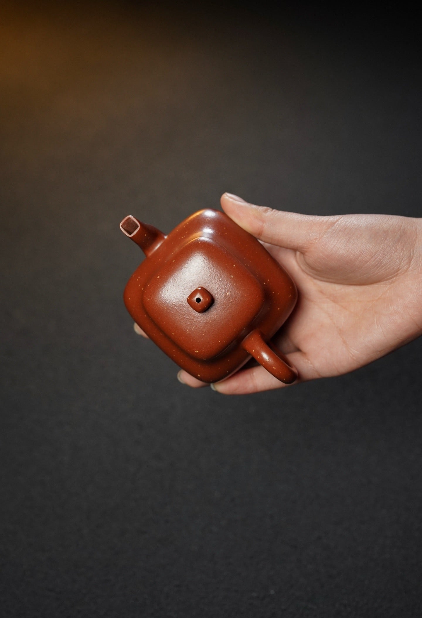 Si Fang Jun De   180cc - Yixing Zisha Purple Clay Teapot