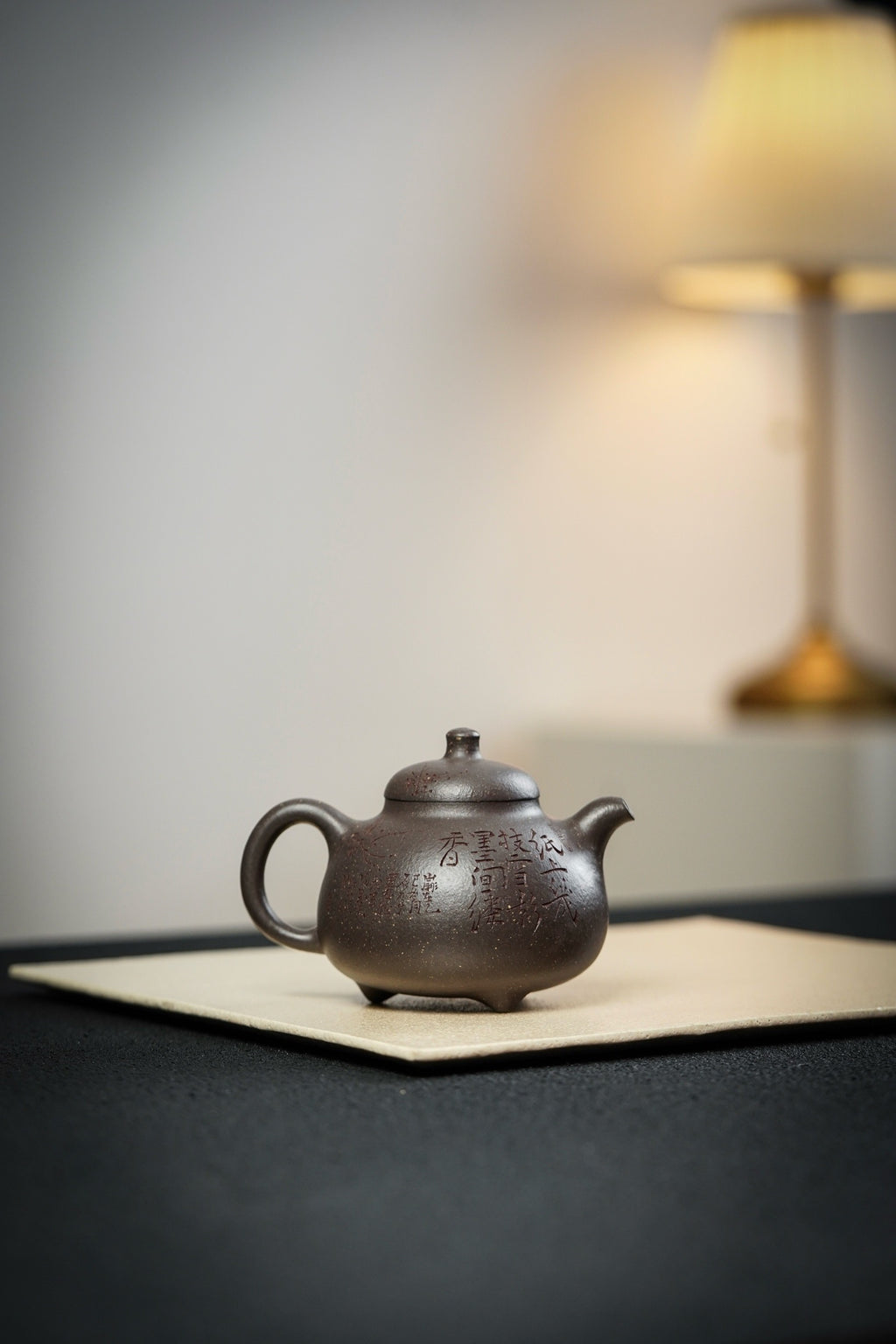 Ru Ding  260cc - Yixing Zisha Purple Clay Teapot