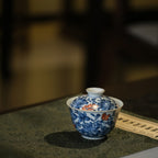 Blue and white porcelain covered bowl  -Jingdezhen porcelain