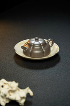 Jing Le   180cc - Yixing Zisha Purple Clay Teapot
