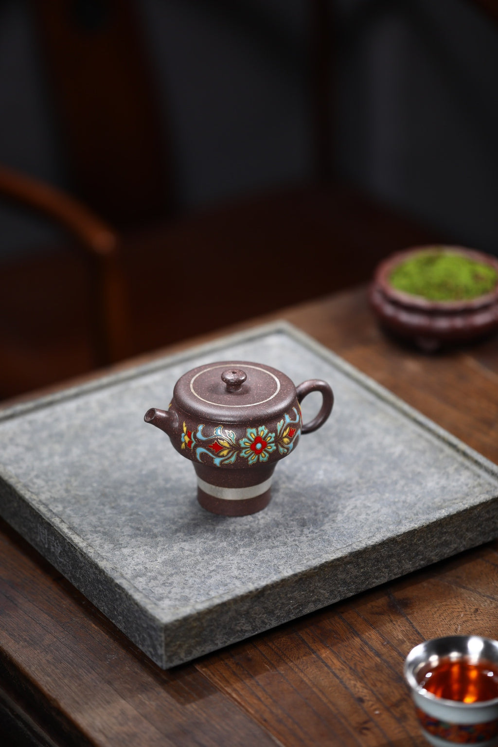 Yun Zhu   150cc - Yixing Zisha Purple Clay Teapot