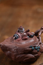 Zhong Kui  200cc - Yixing Zisha Purple Clay Teapot