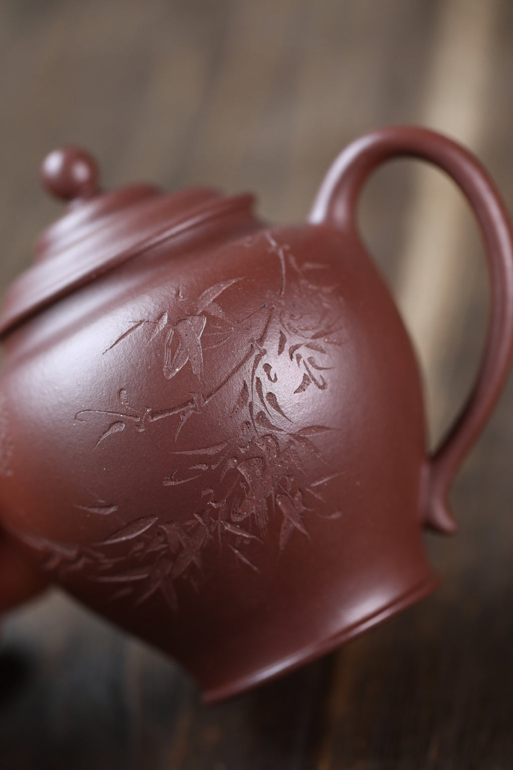 Ming Shi Gan Lan  160cc - Yixing Zisha Purple Clay Teapot