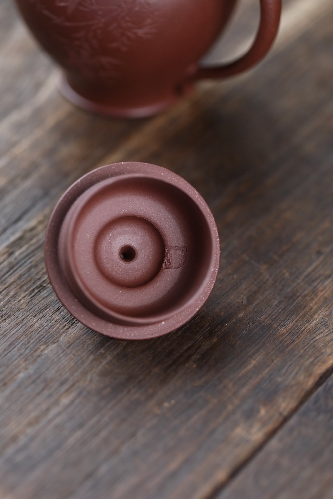 Ming Shi Gan Lan  160cc - Yixing Zisha Purple Clay Teapot