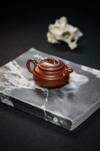 Shuang Xian Zhu Gu  130cc - Yixing Zisha Purple Clay Teapot