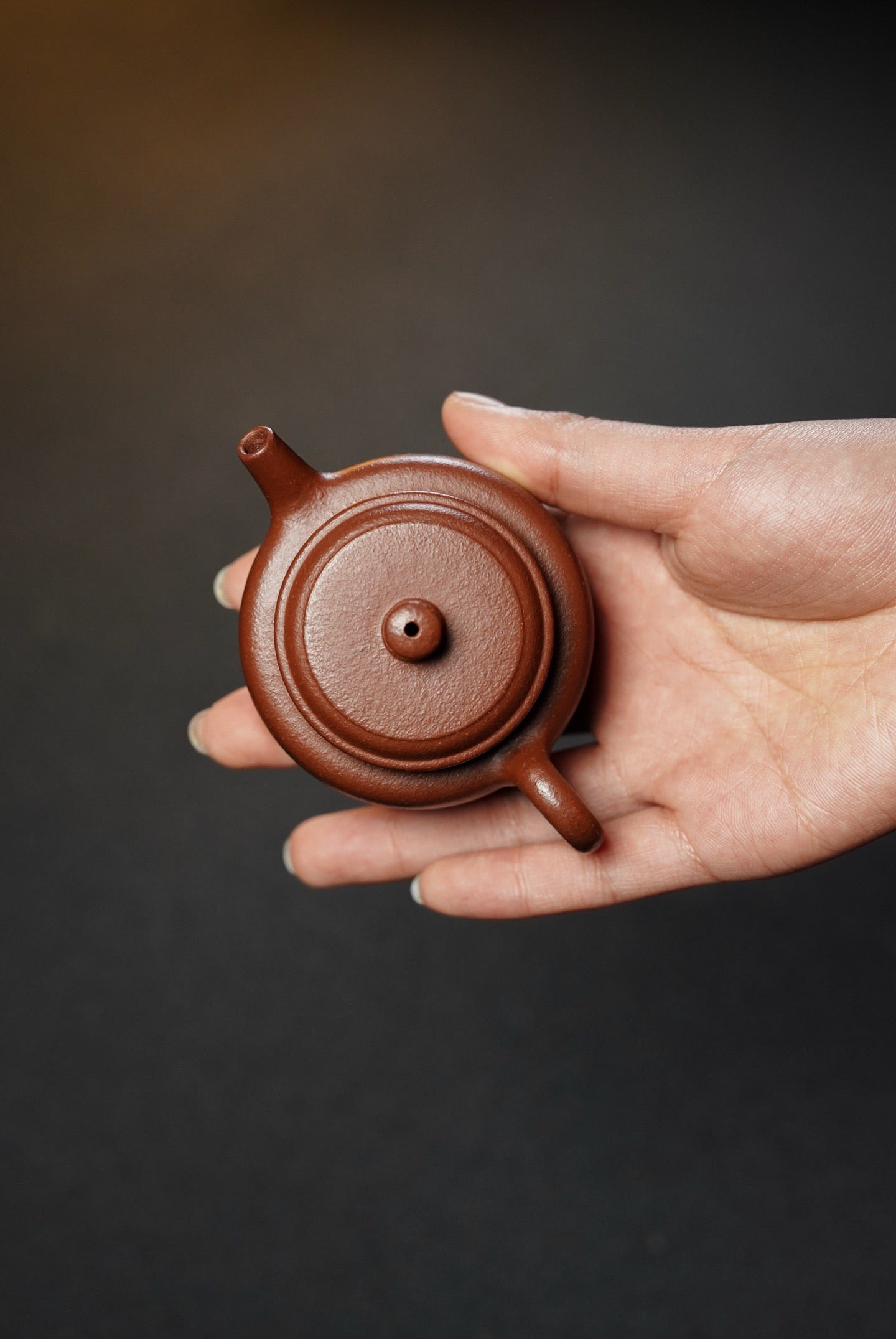 Ji Zhi 160cc - Yixing Zisha Purple Clay Teapot